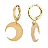 Brass Huggie Hoop Earrings Sets X-EJEW-JE04217-5
