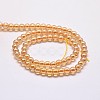 Imitate Austrian Crystal Electroplate Glass Round Bead Strands GLAA-F030-10mm-A01-2