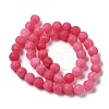 Natural Dyed Jade Beads Strands G-M402-B01-04-4