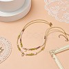 Star & Moon Pendant Necklaces Sets for Women NJEW-JN04128-5