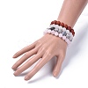 Natural Gemstone Beads Stretch Bracelets BJEW-JB04171-4