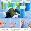 12 Rolls 12 Colors Nylon Cord OCOR-WH0066-69B-4