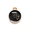 Alloy Enamel Pendants ENAM-SZ0001-28C-L-4