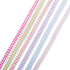 30 Yards 6 Colors Polycotton(Polyester Cotton) Ribbon OCOR-TAC0030-03B-11