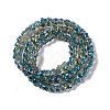 Electroplate Glass Beads Strands EGLA-L030-HP01-3