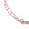 Waxed Polyester Braided Bead Bracelets BJEW-JB11102-5