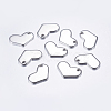 Tarnish Resistant 201 Stainless Steel Stamping Blank Tag Charms STAS-L198-22P-1