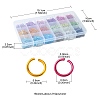 36G 18 Colors Aluminum Wire Open Jump Rings FIND-FS0001-82-4