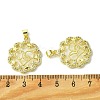 Mother's Day Brass Micro Pave Cubic Zirconia Pendants KK-H472-07G-04-3