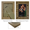 Natural Wood 2nd Anniversary Photo Frames AJEW-WH0292-033-2