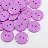 Acrylic Sewing Buttons BUTT-E084-C-M-2