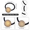 Nbeads 24Pcs 4 Style Elastic Hair Ties OHAR-NB0001-22-4