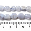 Natural Blue Lace Agate Beads Strands G-K379-A01-01-5