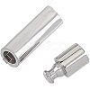 Unicraftale 304 Stainless Steel Bayonet Clasps STAS-UN0001-88E-2