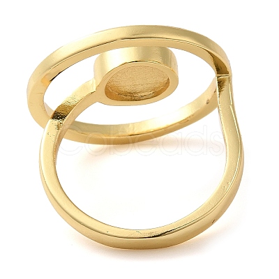 Shell Finger Ring for Women RJEW-Z060-01G-02-1