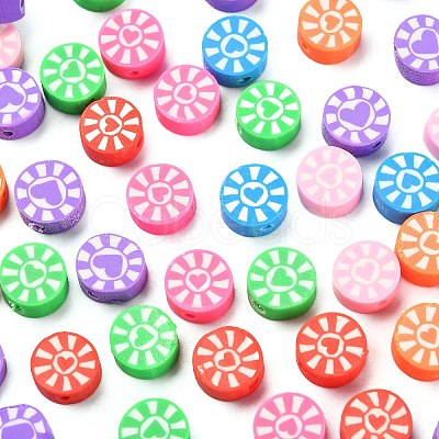 200Pcs Handmade Polymer Clay Beads CLAY-CJ0001-62-1