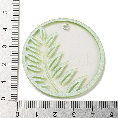 Opaque Acrylic Pendants BACR-C001-01E-1