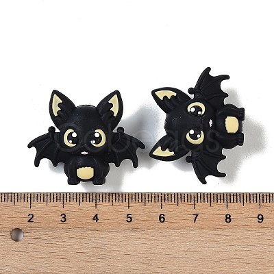 Halloween Theme Silicone Focal Beads SIL-M005-05A-1