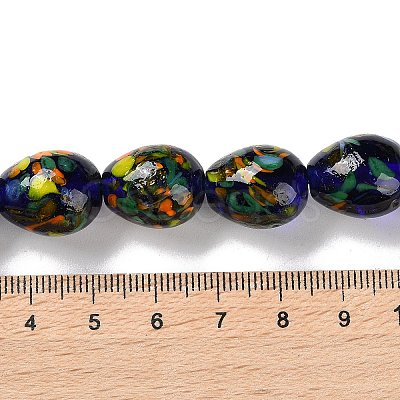 Handmade Lampwork Beads Strands LAMP-Q036-08A-1