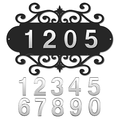 CREATCABIN DIY House Number Kits AJEW-CN0001-42-1