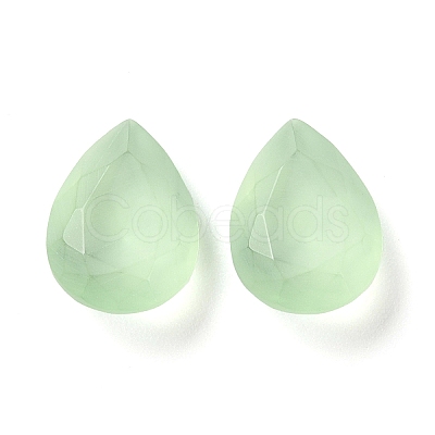 Frosted Glass Rhinestone Cabochons RGLA-G022-02A-1