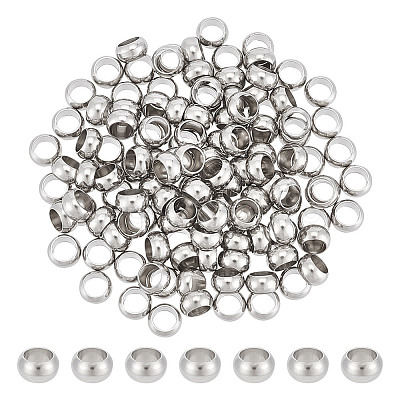 Unicraftale 120Pcs 201 Stainless Steel Spacer Beads STAS-UN0053-86-1