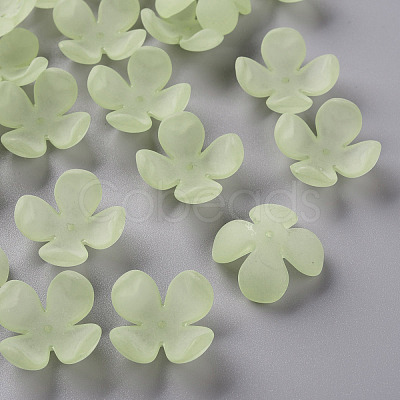 Frosted Acrylic Bead Caps MACR-S371-06A-728-1