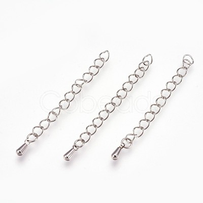 Tarnish Resistant 304 Stainless Steel Chain Extender X-STAS-P204-03P-1