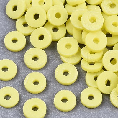 Handmade Polymer Clay Beads X-CLAY-Q251-4.0mm-35-1