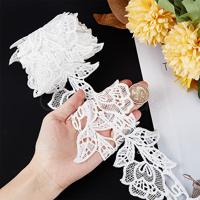 Gorgecraft Polyester Lace Trim SRIB-GF0001-21B-1