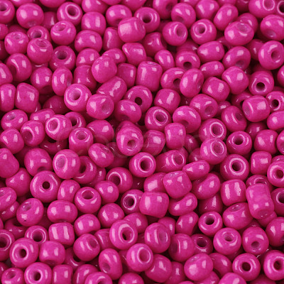 Baking Paint Glass Seed Beads SEED-S003-K24-1