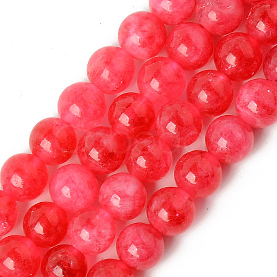 Natural Quartz Beads Strands X-G-R479-6mm-10-1