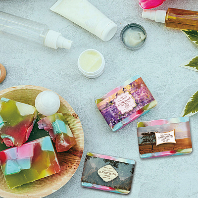 Natural Scenery Pattern Soap Paper Tag DIY-WH0399-69M-1