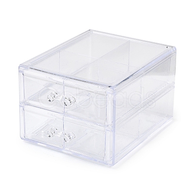 4-Grid Acrylic Jewelry Storage Drawer Boxes CON-K002-01B-1