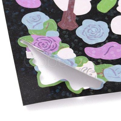 Laser Paper Self Adhesive Stickers DIY-K016-F05-1