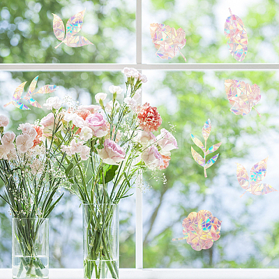 PVC Glass Stickers DIY-WH0004-15-1