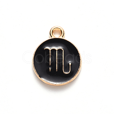 Alloy Enamel Pendants ENAM-SZ0001-28C-L-1