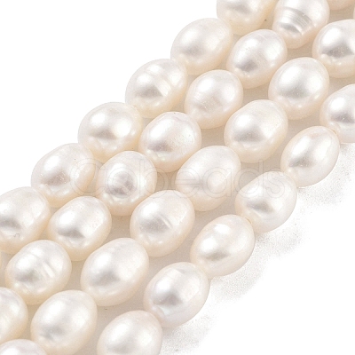 Natural Cultured Freshwater Pearl Beads Strands PEAR-P062-10H-1