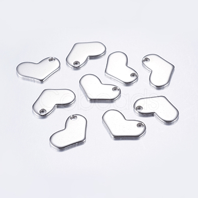 Tarnish Resistant 201 Stainless Steel Stamping Blank Tag Charms STAS-L198-22P-1