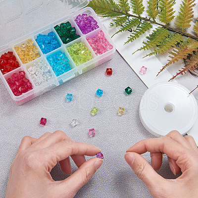 Transparent Acrylic Beads TACR-CJ0001-07-1