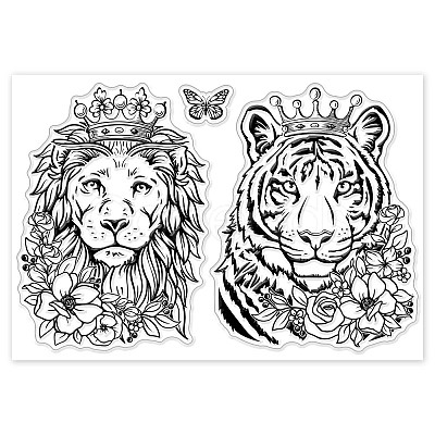 Custom PVC Plastic Clear Stamps DIY-WH0448-0025-1