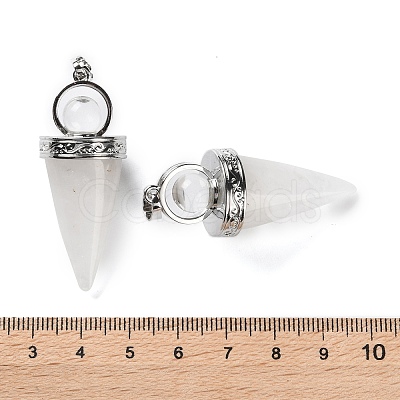 Natural Quartz Crystal Pendants G-F777-06P-01-1