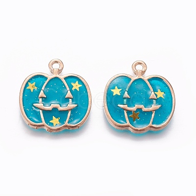 Alloy Enamel Pendants ENAM-L017-E03-1