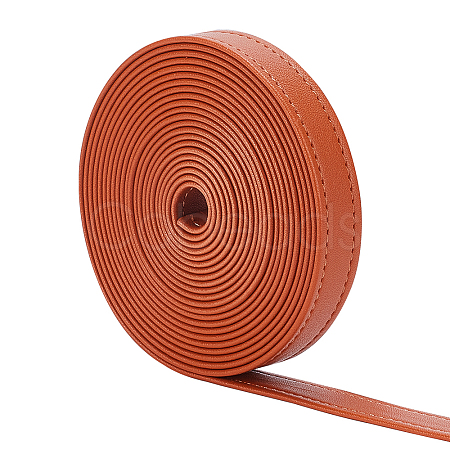 4M Flat Imitation Leather Cord LC-WH0011-03A-02-1