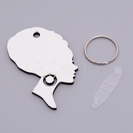 Sublimation Blanks Keychains KEYC-WH0018-28-1