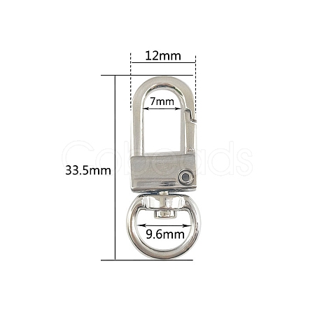 Alloy Swivel Clasps PW-WG74639-05-1