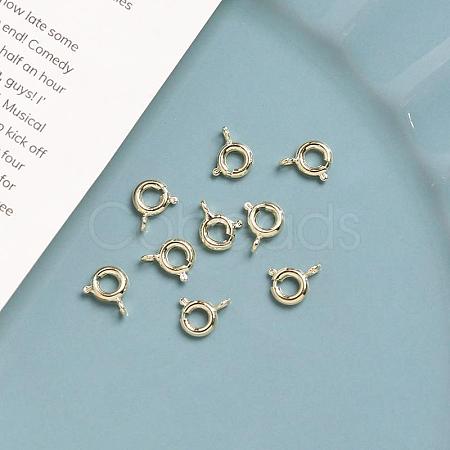 Brass Spring Ring Clasps PW-WG054AF-01-1