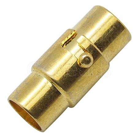 Brass Magnetic Screw Clasps X-MC077-G-1