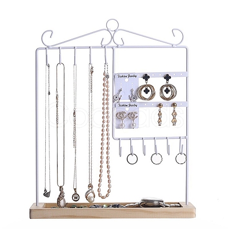 Iron Jewelry Organizer Display Rack ODIS-K003-04-1