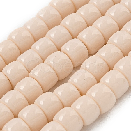 Opaque Glass Beads Strands GLAA-NH0002-B03-1